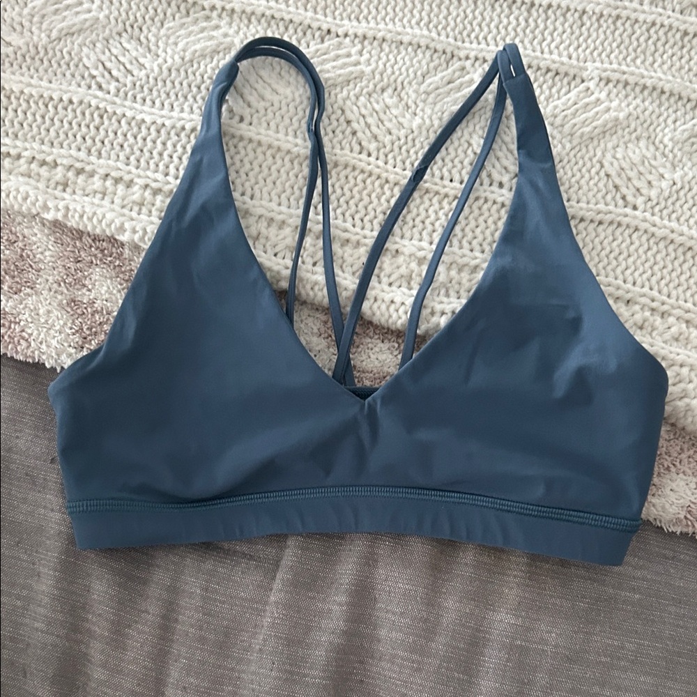 Lululemon Women's Blue Strappy Bralette